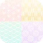 japanese patterns android application logo